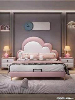 佛山大厂货，高质量仿真皮，实木床边，高密度海绵，带实木床板，全新包装，特价处理 - 阿坝28生活网 ab.28life.com