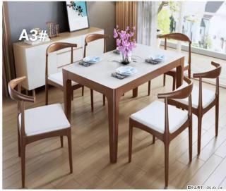 T08高级长方桌，胡桃色  1.35米带炉一桌四椅650元，现货11套。 - 阿坝28生活网 ab.28life.com